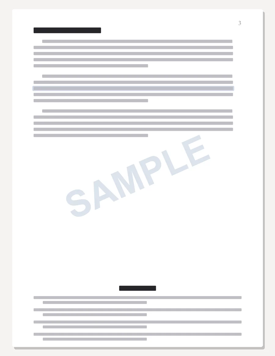 SNHU sample paper preview: body page with in-text citations and an APA references list